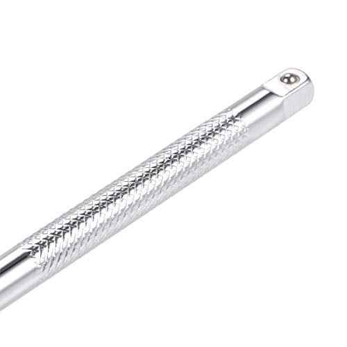 uxcell 1/4" Drive Socket Breaker L Shape Extension Bar Wrench, CR-V
