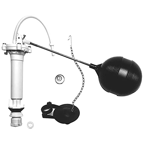 Danco Toilet Repair Kit with Fill Valve & Flapper - Valve Variation, White
