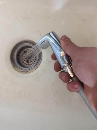 Awelife Chrome Universal Sink Spray Attachment Kitchen Side Sprayer Head Replacement