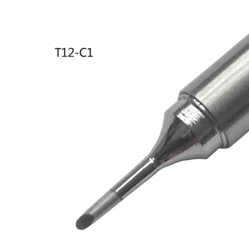 Soldering Iron Tips,T12-C1 Replacement Tip for FX-951 FX-950 FM-203 Rework Station