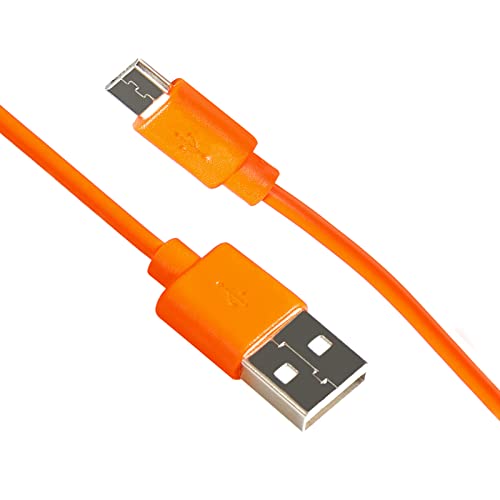 Fast Charging Replacement USB Cable for Ring Video Doorbell (2020+ Models) 3.3ft Orange