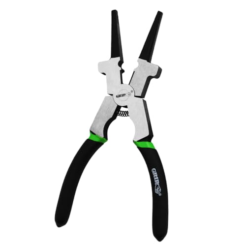 Grip 9" Multi-Purpose Mig Welding Pliers - Carbon Steel - Spring Loaded - Trimming Mig Wire, Holding Mig Tips or Nozzles, Removing Splatter - Home, Garage, Workshop