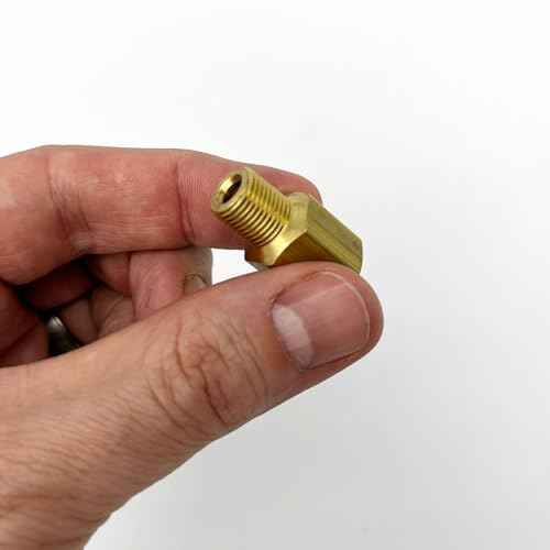 LockNLube Metric 10x1 (f) to 1/8" NPT (m) Adapter