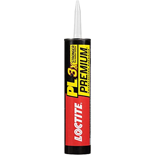 Loctite PL Premium Polyurethane Construction Adhesive - 10 fl oz, 1 Pack for Wood, Concrete & Metal
