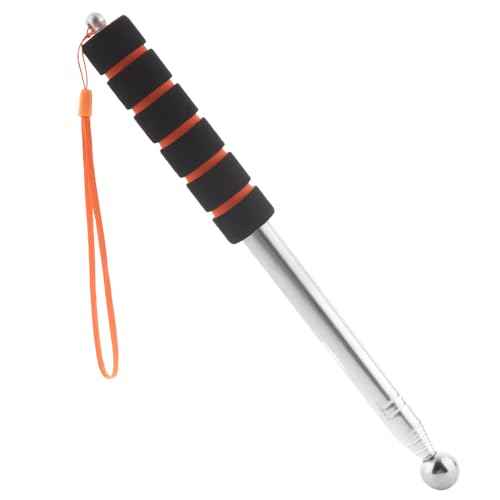 78.7 Inch Hollowing Drum Hammer Sound Detection Folding Stick, Upgraded Lengthen Telescopic Rod for House Decoration Inspection, Solid Ball Reinforcement Design Comes with Lanyard(200cm)