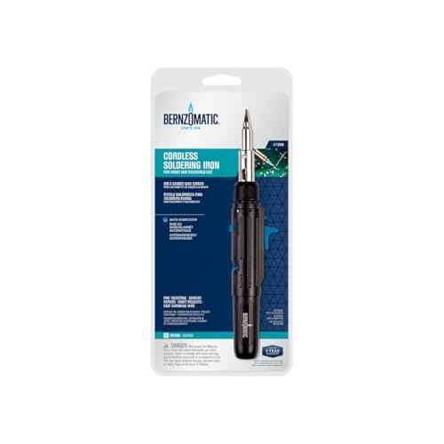 Bernzomatic 1.50 in. Cordless Soldering Iron Black 1 pk