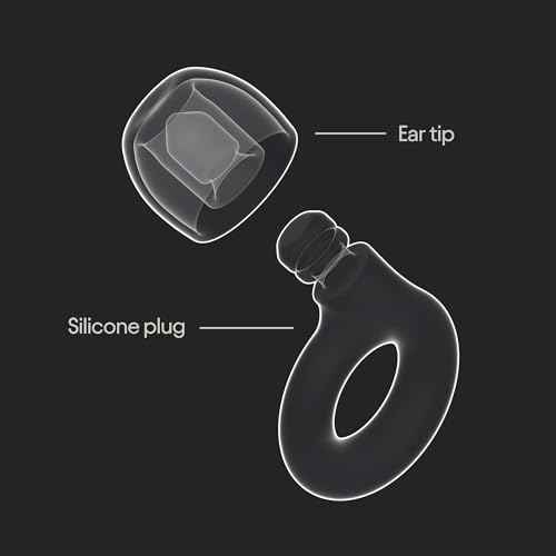 Loop Quiet 2 Ear Plugs ? Ultra-Comfy Reusable 24dB (SNR) Noise-Reducing Earplugs for Sleep, Deep Focus, Travel, Noise Sensitivity, Flexible Hearing Protection, Customizable Fit