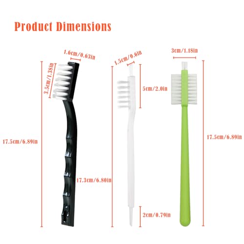 Mazentrix 3-Pack Juicer Cleaning Brushes for Omega & VRT Juicers – Multi-Size Soft Bristles