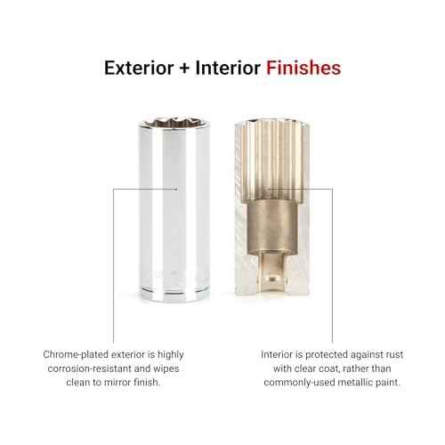 TEKTON 1/2 Inch Drive x 25 mm Deep 12-Point Socket | SHD23325