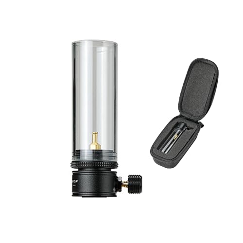 CAMPINGMOON Candle Lantern Gas Mini Small Camping Backpacking Black BKT-1D