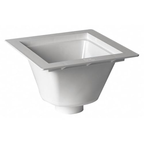 Oatey Floor-Mounted Utility Sink White Small 3 in. Socket