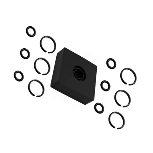 (4+4 Sets) 3/8¡± and 1/2" Impact Retaining Ring Clip with O-Ring for Electric/Pneumatic Type Impact Wrench, Retainer Ring Anvil Install Tool Included