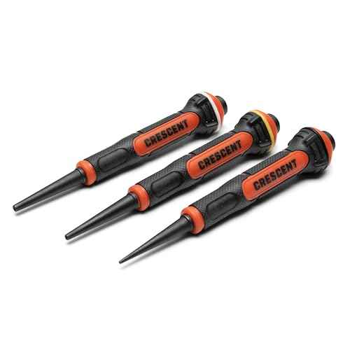 Crescent 3 Piece Set, 5" Gripped Punch - CNPS12332G