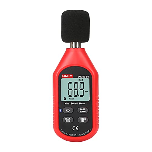 UNI-T UT353BT Bluetooth Decibel Meter 30-130dB with App, LCD Backlit