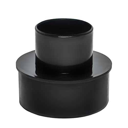 POWERTEC 70104 4 Inch to 2-1/2 Inch Hose Reducer, Dust Collection Fittings for Dryer Vent & Shop Vacuum Connection, 1 Pack