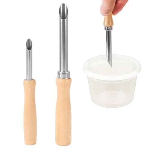 Straw Puncher for Plastic Lids Lemonade, Hole Puncher for Plastic Lids, Lemonade Cup Lid Hole Puncher for Straw (2 Pack)