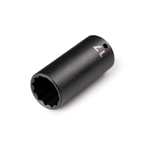 TEKTON 1/4 Inch Drive x 17 mm Deep 12-Point Impact Socket | SID03317