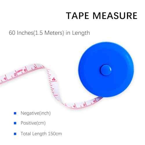 Heroad Wallpaper Smoothing Tool Kit for Applying Peel and Stick Wallpaper, Contact Paper, Shelf Liners, Vinyl Backsplash Tile, Bathroom, Window Film - Blue Tape Measure