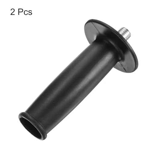 HARFINGTON 2pcs Angle Grinder Side Handle 14mm Thread 141mm Length Plastic Angle Grinder Handle Replacement Auxiliary Sander Handle Tool