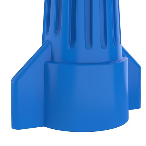 Ideal Industries WT54 Blue Copper WingTwist Wire Connector - Bag of 10