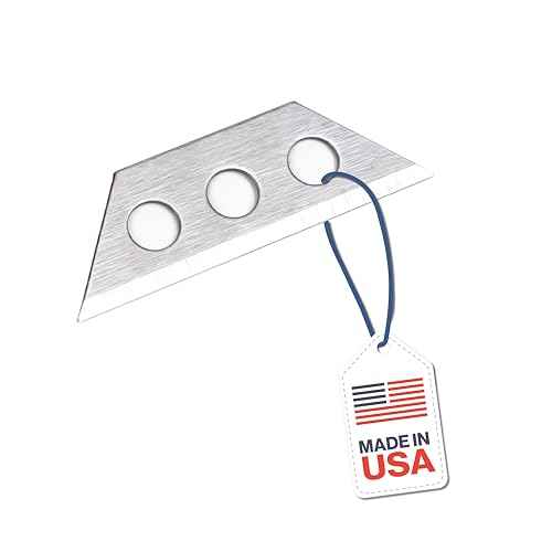 Excel Blades #96 Mini Utility Knife Blades, 10-Pack Premium Carbon Steel Replacement Blades for Box Cutters, Utility Knives, and Crafting Tools ? Multipurpose Precision Cutting Blade, Made in the USA