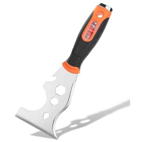 Bates- Paint Scraper, 16 in 1 Painters Tool, Paint Scrapers for Wood, Painters Tool, Painters Knife, Paint Scraper for Painting, Putty Knife, Putty Scraper, Hammer End, Screw Bits Inside