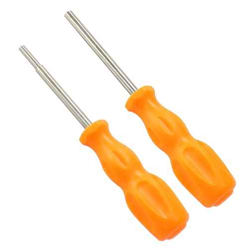 Gamebit Screwdriver Set 3.8mm & 4.5mm Security Screwdriver Bits for Opening NES, SNES, N64, GC, GB Consoles and Cartridages, Orange