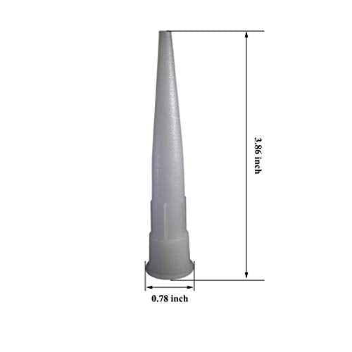 30-Pcs Caulk nozzles for caulking Gun and 2-Pcs Multi-Purpose Scraper, 32-Pack