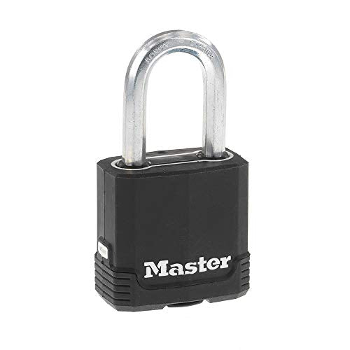 Master Lock Magnum Heavy Duty Keyed Padlock 1 Pack Outdoor Security Lock M115XDLF