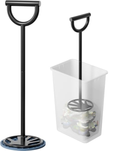 Manual Trash Compactor for Kitchen, All-Metal 19.68" x 5.43" Space Saver