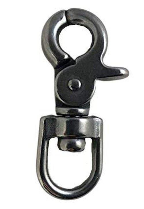 US Stainless Stainless Steel 316 3/8" Trigger Snap with Swivel End Marine Grade Polished