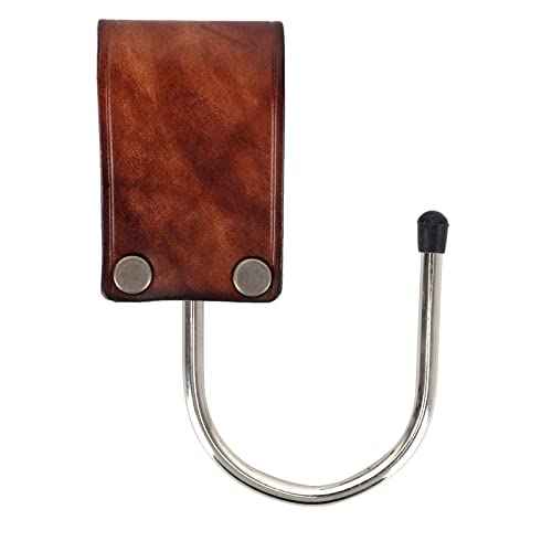 TOURBON Leather Tool Holder Cordless Drill Hook Swiveling Belt Hooks for 2" Belt(Pack of 2 Pieces)
