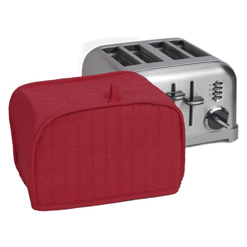 RITZ Quilted 4-Slice Toaster Cover - Dust Protection, Paprika