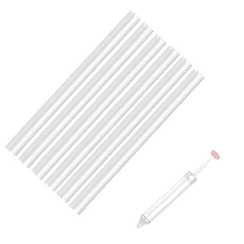 6-piece solder nozzle replacement silicone tubing for SS-02 solder nozzles for easy removal of solder.