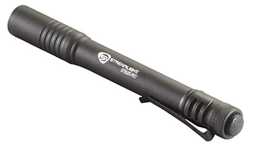 Streamlight Stylus Pro Penlight Non-Rechargeable 100 Lumens Black - White Light