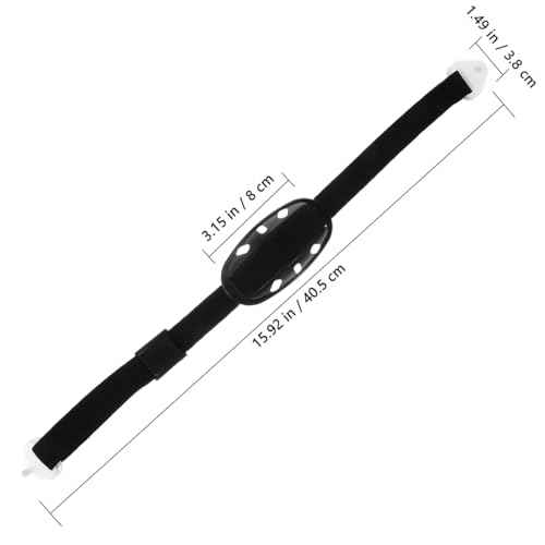 BESPORTBLE Universal Hard Hat Chin Strap - Adjustable Helmet Strap with Protective Buckle Professional Safety Helmet Accessory with Rounded Edges for Comfortable Secure Fit 1Pc (Black)