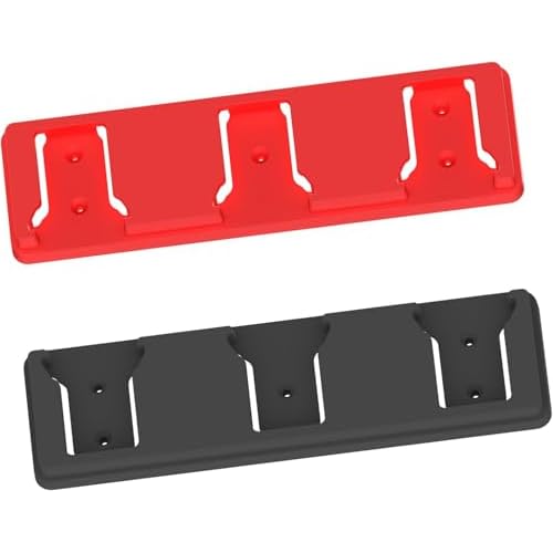 Battery Holder for Milwaukee 18 18V Battery, Mount 3 Slot Bulk Garage Tool, Holder for Milwaukee for Work Van, Shelf, Toolbox
