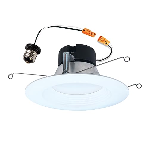 HALO 5 Pack 6 Inch LED Recessed Can Light Trim, Dimmable, 5 CCT, 750lm - Standard Version