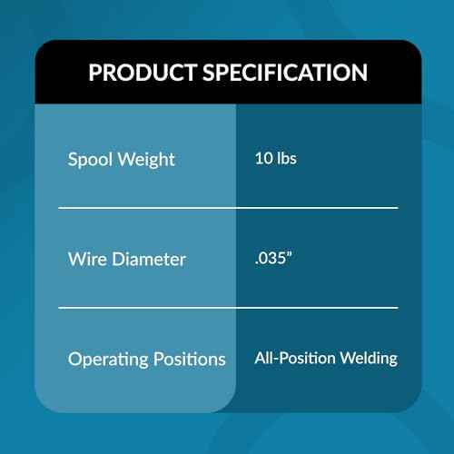 PGN Solid MIG Welding Wire - ER70S-6 .035 Inch - 10 Pound Spool - Mild Steel MIG Wire with Low Splatter and High Levels of Deoxidizers - For All Position Gas Welding