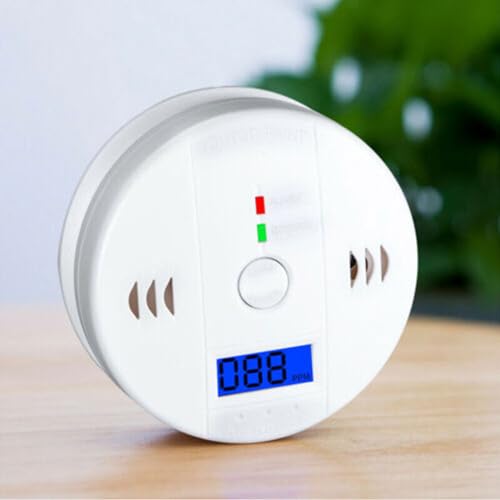 Carbon Monoxide Detector Alarm, CO Alarms for Kitchen Basements Travel Home Office House Bedroom Living Room Car, Battery Operated,Comply with UL 217/2034 (1-Pack)