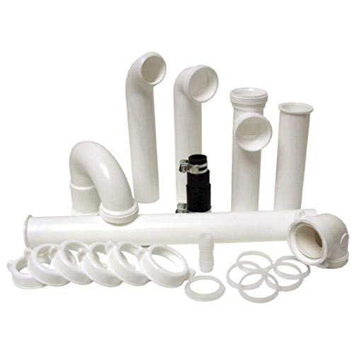 PermaFLOW PF0989 Garbage Disposal Installation Kit - White, Pack of 1