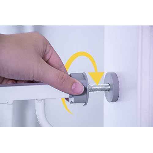 Regalo 38.5-Inch Extra Wide Baby Gate ? Pressure Mount Baby and Pet Safety Gate for Bottom of Stairs & Doorways ? Tested and Trusted, American Designed, American Owned