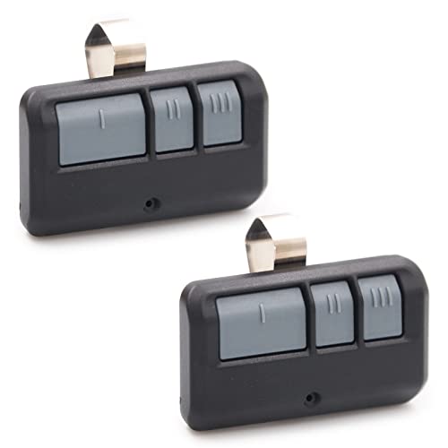 Solidremote Visor Garage Door Remote 2 Pack for Chamberlain LiftMaster Craftsman, 893LM, 893MAX - Compatible with 3-Channel, 120 ft Range