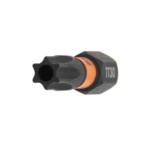 TORX T30 Tamper Proof Security Bits - Railer 1" 1/4 Inch Hex Shank S2 Steel Tamper Resistant Star Bit (5 Pack)