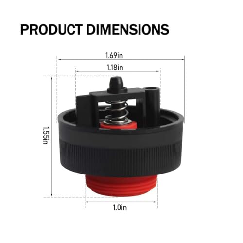 FSQLB 1 Pack Replacement Clean Tank Cap for Bissell TurboClean PowerForce PowerBrush Models 2806/2987/28062