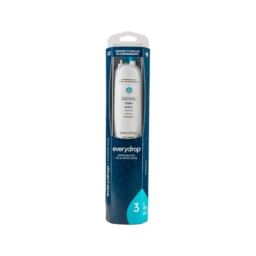 everydrop¢ç by Whirlpool Ice and Water Refrigerator Filter 3, EDR3RXD1, Single-Pack
