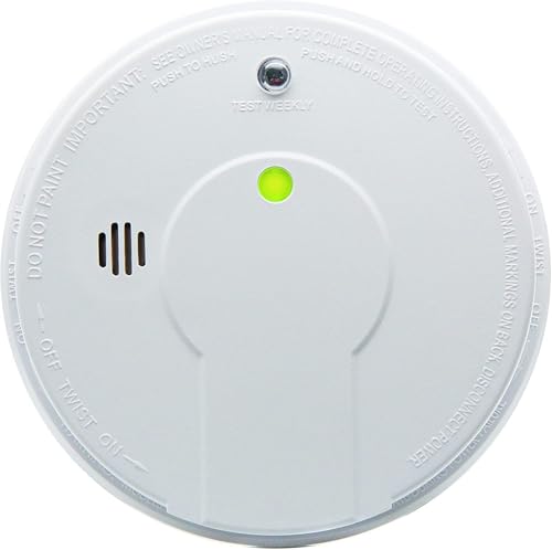 Kidde i12040 6th Edition Hardwired Smoke Alarm with Battery Backup, Test Button