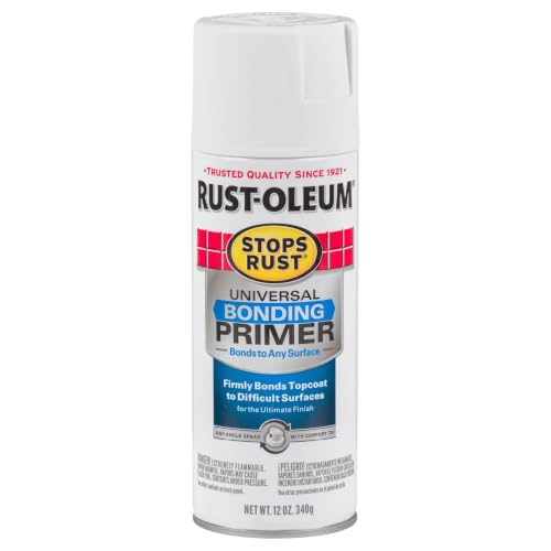 Rust-Oleum Stops Rust Universal Bonding Primer Spray Flat White 12oz - Exterior & Interior Use