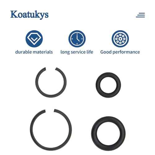 5 Sets 3/8" and 5 Sets 1/2" Impact Retaining Ring Wrench Socket Clip with O-Ring Fits Replacement Pneumatic Type Impact Wrench Square Drive Socket Retainer Ring