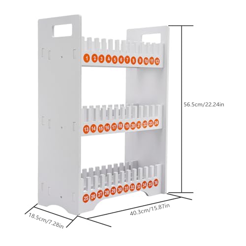 36-Slot Cell Phone Storage Cabinet - Durable PVC Lockers for Office & School